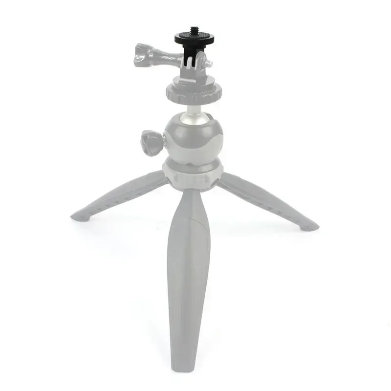 Camera Tripod Adapter For-GoPro Camera Easy Installation Tripod Transfer Seat 1/4 Thread Connector Cameras Accessories