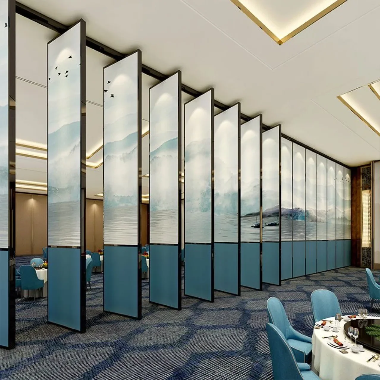 Hotel, mobile, partition wall, office, classroom, screen, room