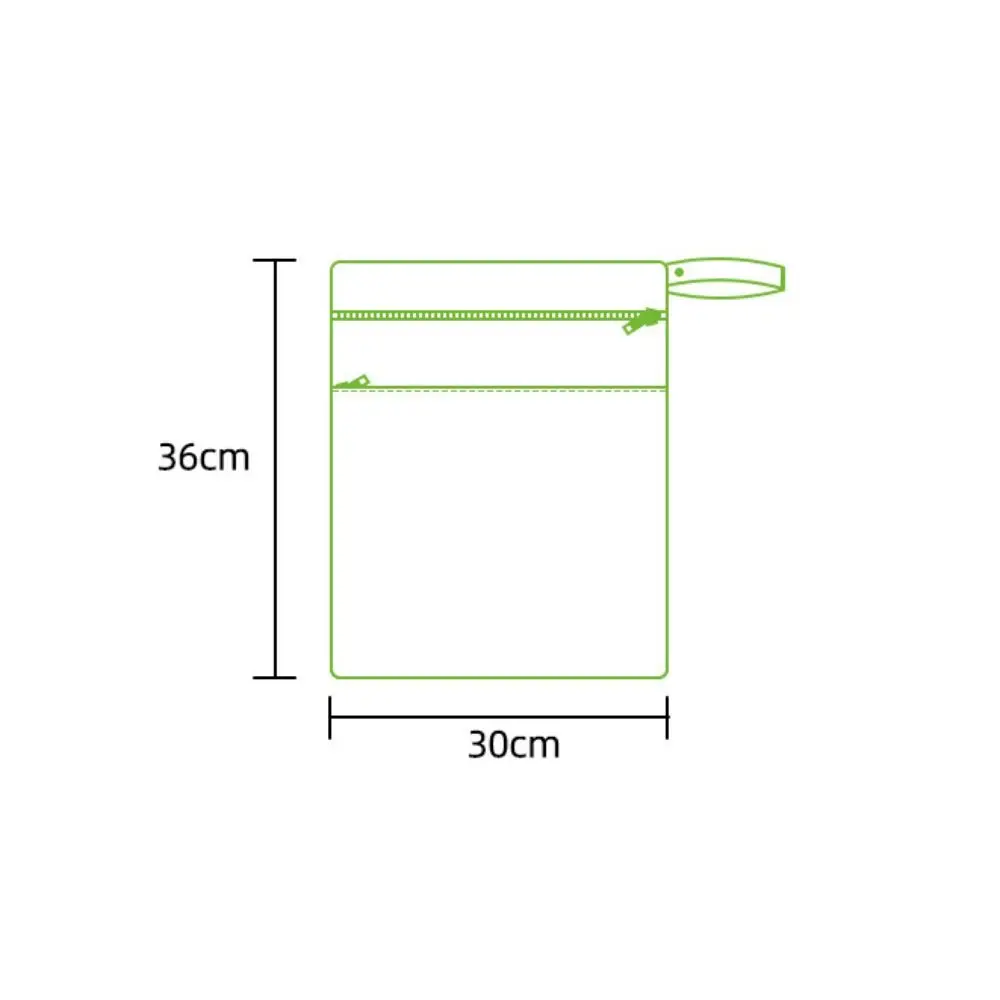 Многоразовая влажная сухая сумка с двумя карманами, водонепроницаемая сухая сумка для подгузников, Сумка Для Хранения Туалетных принадлежностей, женская пляжная сумка