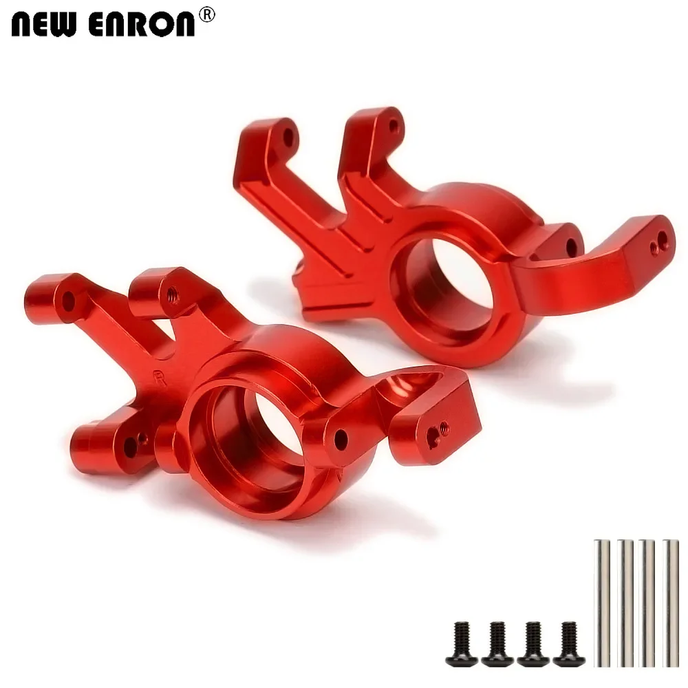 NIEUW ENRON aluminium CNC-stuurnaafdragerblokken links en rechts # 7737 voor 1/5 RC auto Traxxas X-Maxx XMaxx 6S 77076-4 8S 77086-4