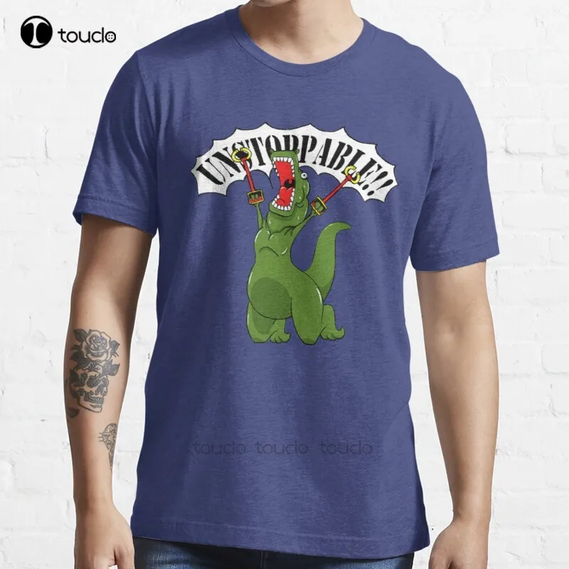 

New Unstoppable T-Rex T-Shirt Cotton Men Tee Shirt Big And Tall Shirts For Men Custom Aldult Teen Unisex Fashion Funny New