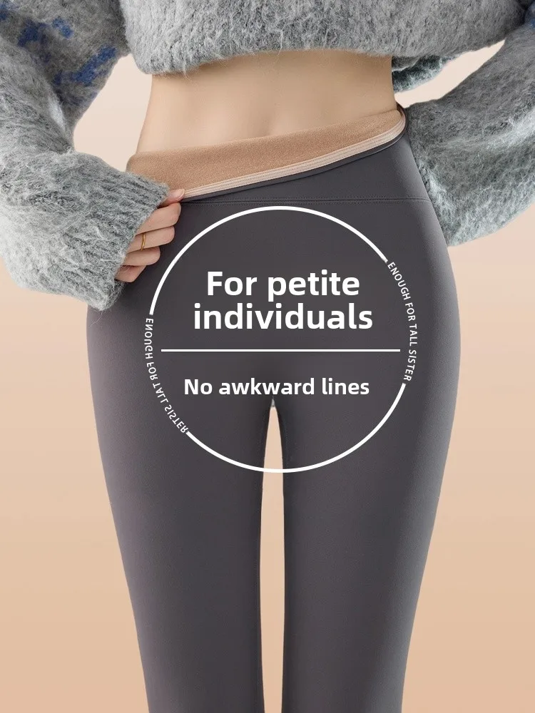 

Thiened Fce ark Брюки базового слоя Женские брюки для йоги с высокой талией Хлопковые брюки Весна Осень Зима Теплые брюки