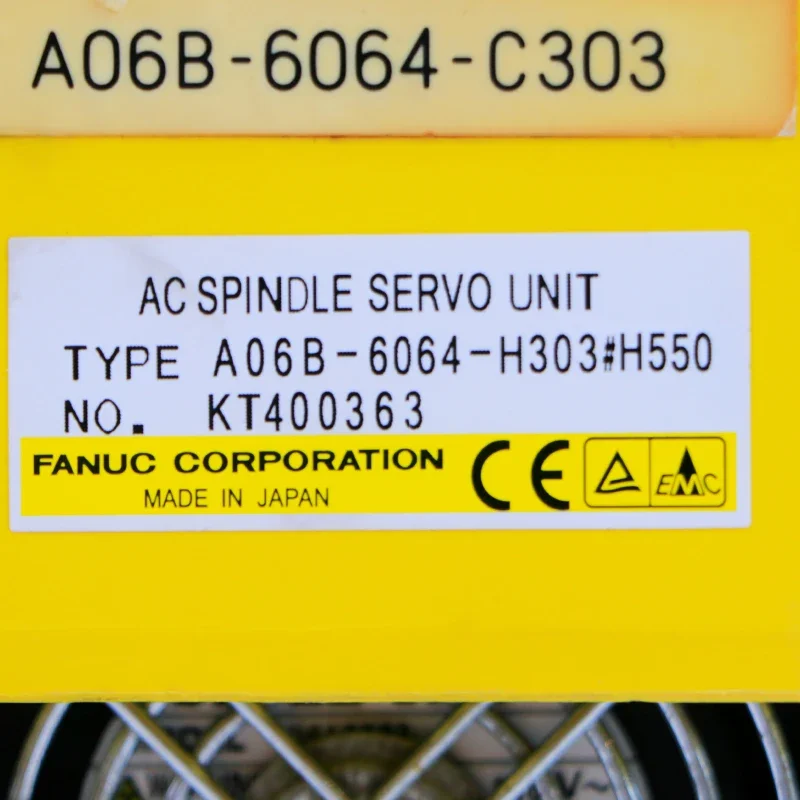 Fanuc เซอร์โวไดรฟ์ มือสอง a06b-6064-h303 # H550 ผ่านการทดสอบแล้วสําหรับเครื่องจักร CNC