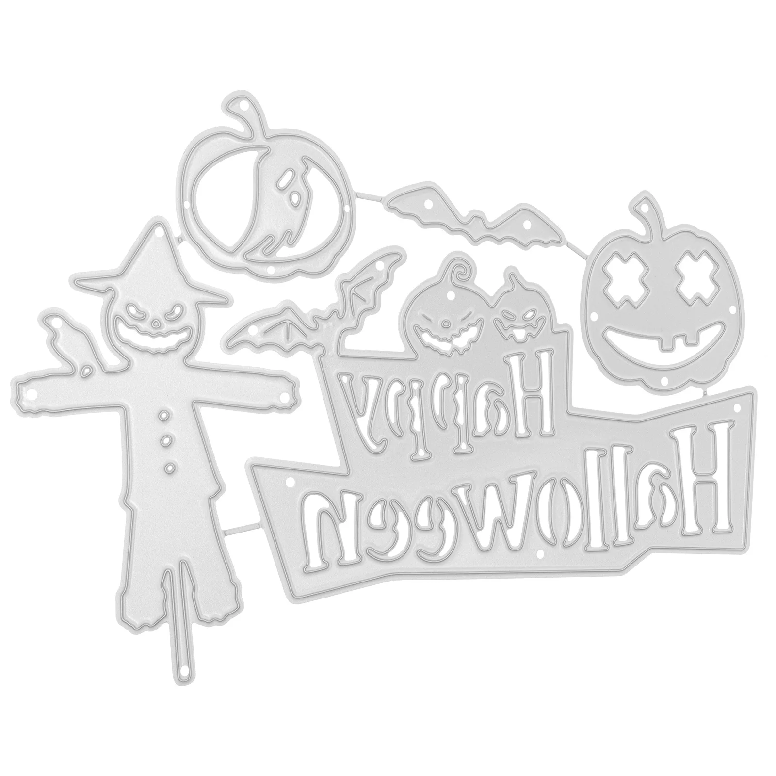 

Knife Die Cutting Tool Halloween Metal Stencils Craft Scrapbook Embossing Dies Scrapbooking Tool Gift for Kids Halloween