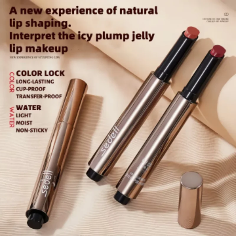 Balsamo per labbra velato naturale Rossetto idratante Impermeabile a lunga durata Antiaderente Nebbia morbida Opaco Liscio Miglioramento