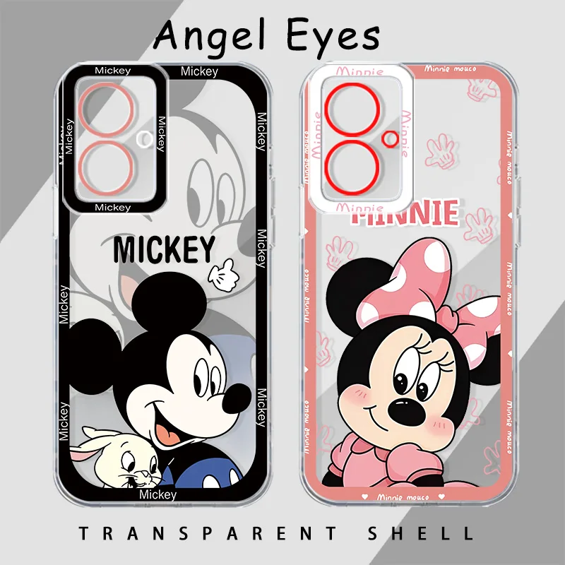 Disney Minne Mickey Angel Eye Handy hülle für Oppo 98 96 95 94 92 76 74 73 2020 72 79 78 60 58 57 2022 Funda Soft shell Cover