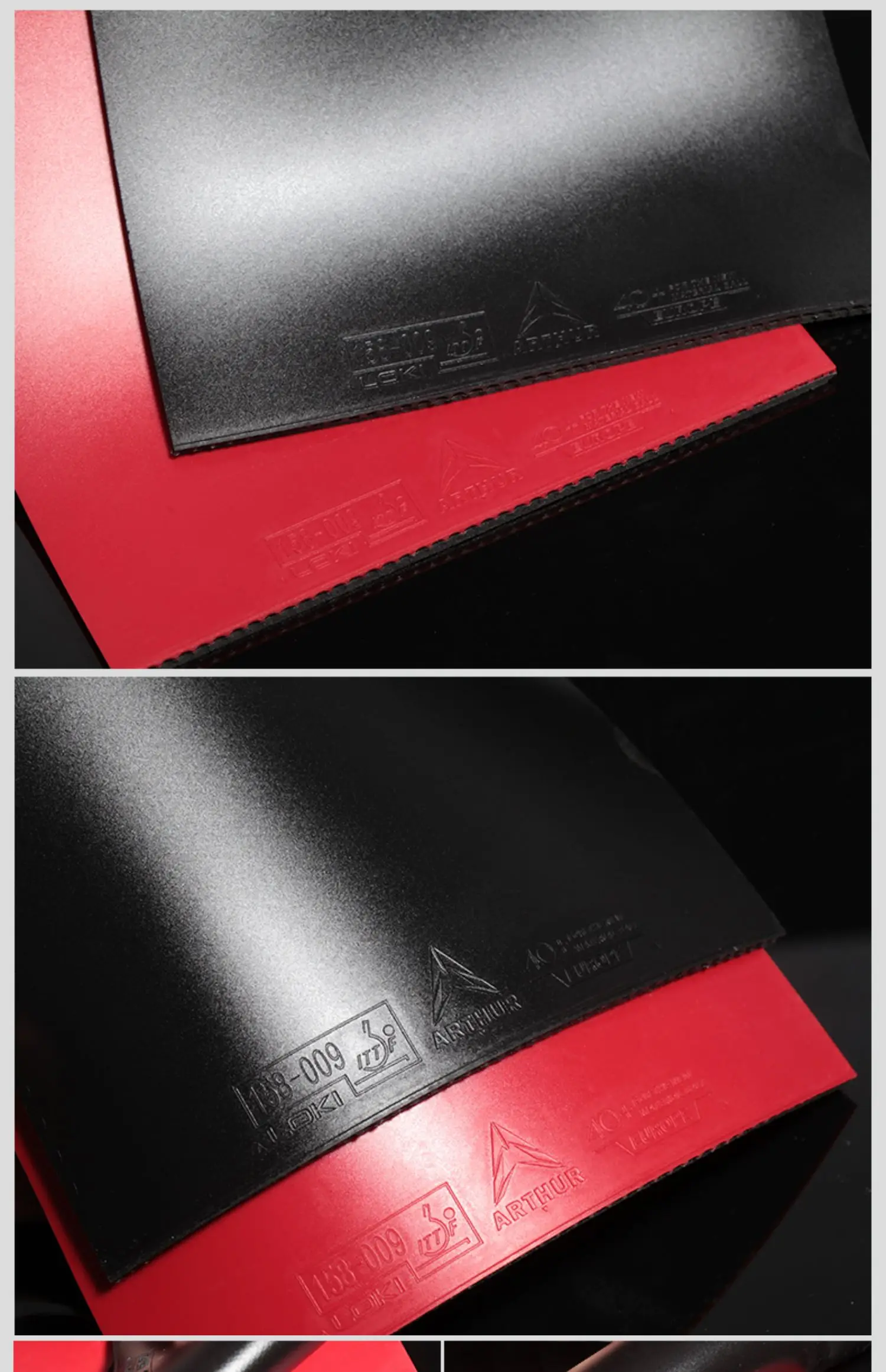 LOKI ARTHUR EUROPE DIAMOND Tischtennisbelag, nicht klebend, Pips-in, TTF-zugelassen, mit Carbon-Schwamm – Detail 7