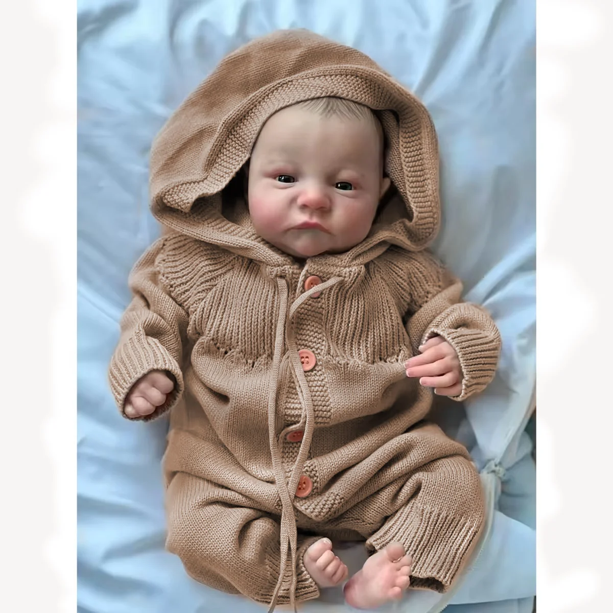 JOYORA Reborn poupée à la main 3D peau Visible veine cadeau jouet Art Collection poupée cadeau d'anniversaire bricolage jouet comme une poupée nouveau-né