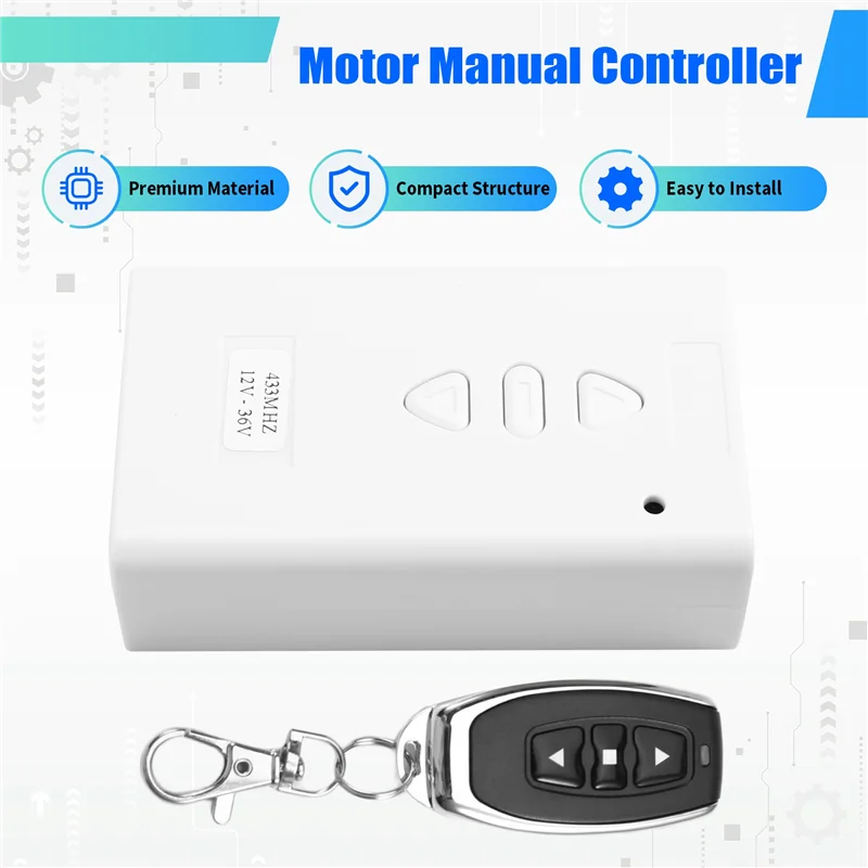 

A05E-AC/DC 12 В 24 В 36 В беспроводной пульт дистанционного управления вперед назад вверх вниз стоп с концевым выключателем