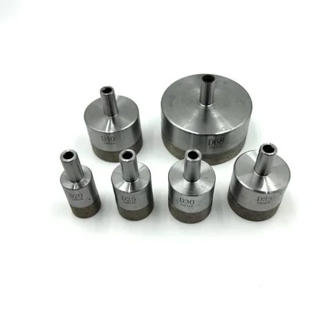 Алмазное сверло Huppgou GlassDrill 4-120 мм для стекла и керамики — пример использования