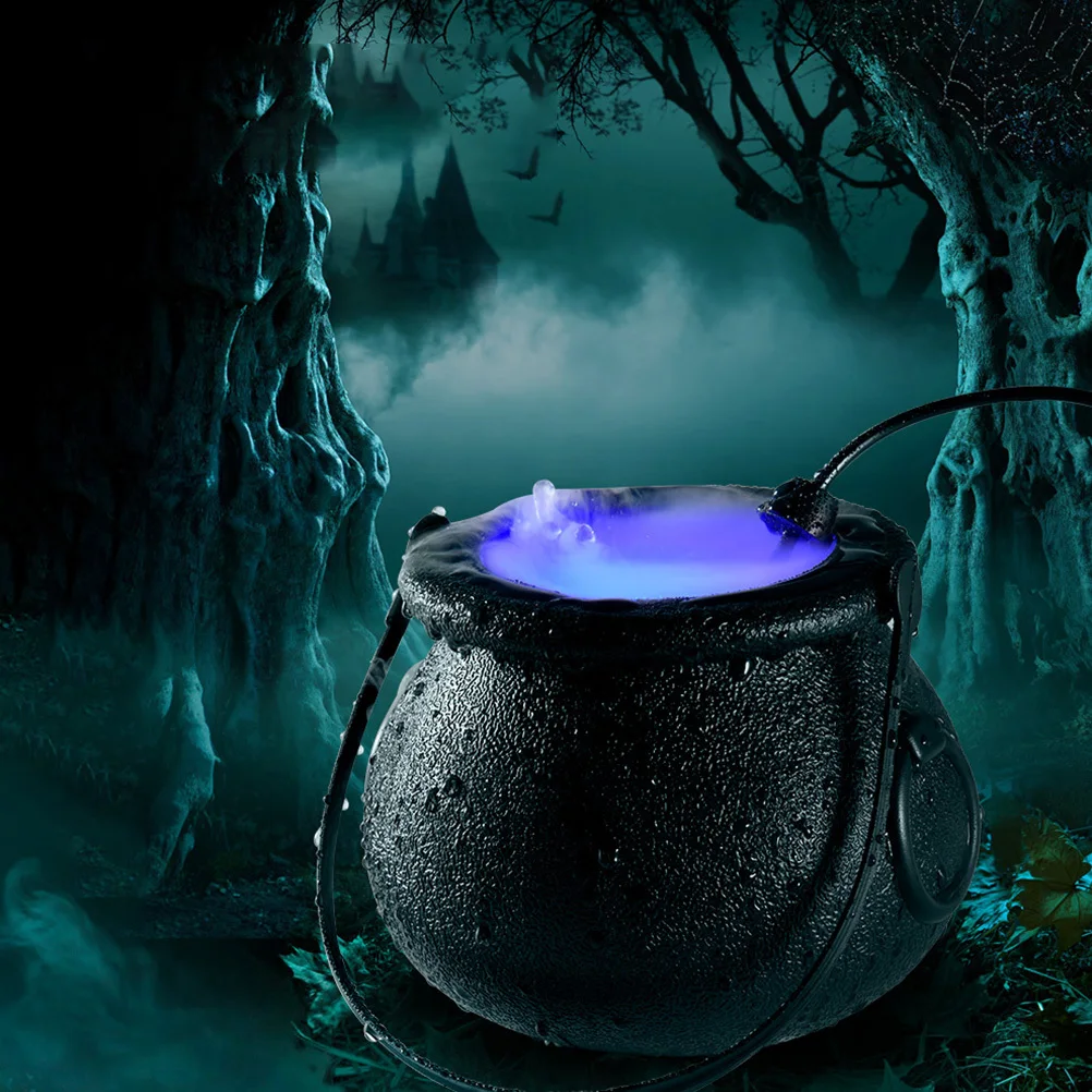 Mist Maker Mistlamp Afneembare Waterdichte Kleur Veranderende Halloween Rookmachine Party Prop Waterfontein Rookmachine Eu Plug