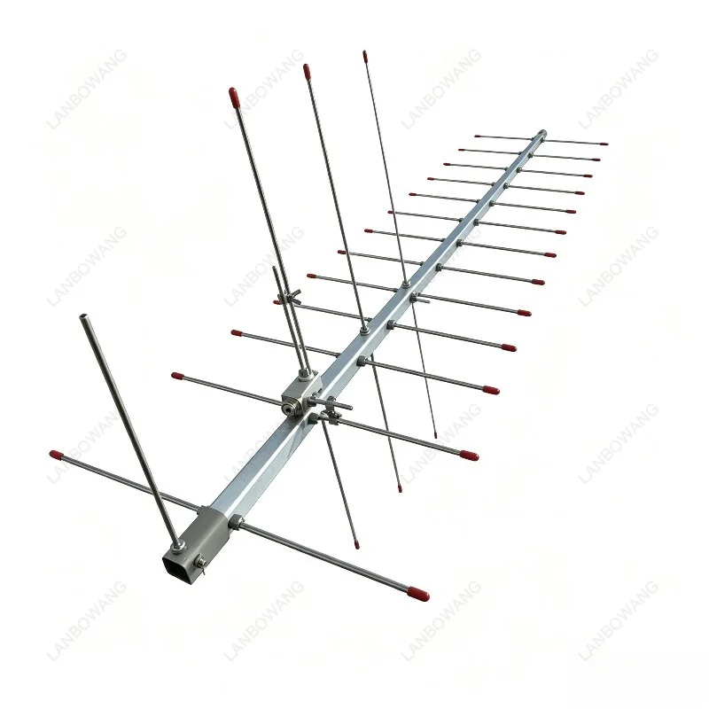 JYR-U7V4 Handheld Foldable UV Dual Antenna Portable Directional Beam For SSTV Image Receiving Satellite Communication Equipment