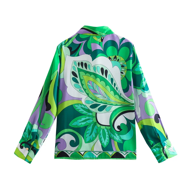 2025 الخريف النمط الأوروبي والأمريكي المرأة الجديدة المطبوعة مزاجه قميص تنورة قصيرة نمط الشارع بدلة على الموضة غير رسمية