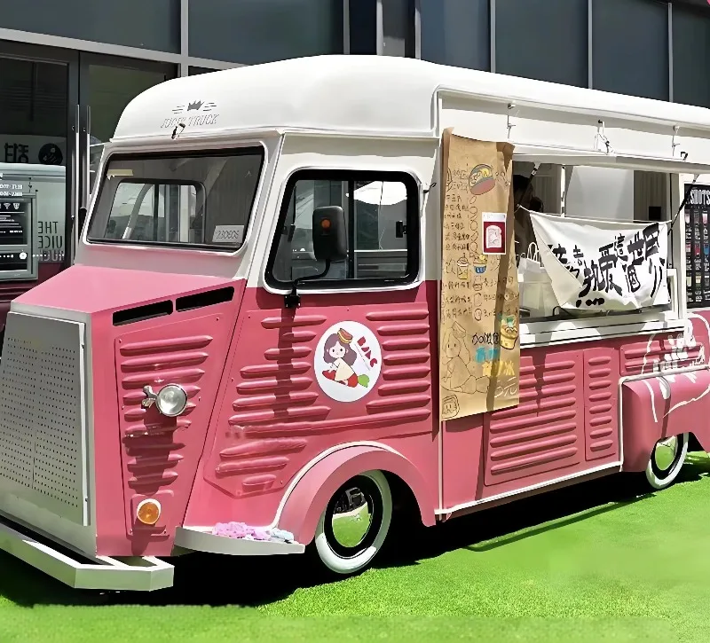 Custom Fried Chicken Food Truck with Commercial Fryer, Mobile Fast Food Trailer for Street Food, Events and Catering