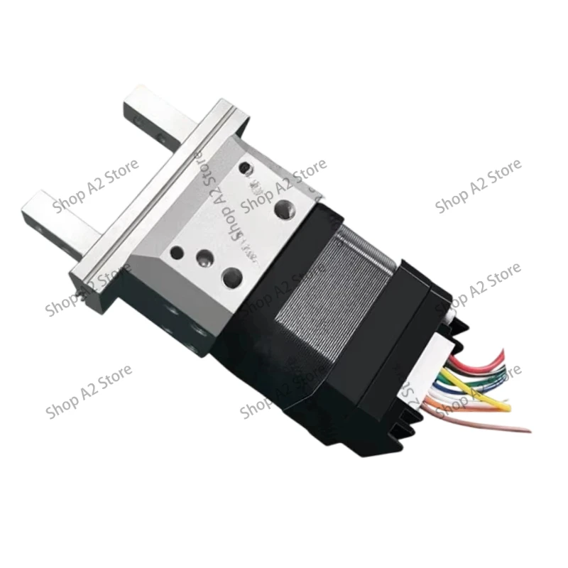 Stepper Motor Electric Gripper Robotic Parallel Gripper Mini Robotic Arm Automation Industrial Clamping Holder High Precision