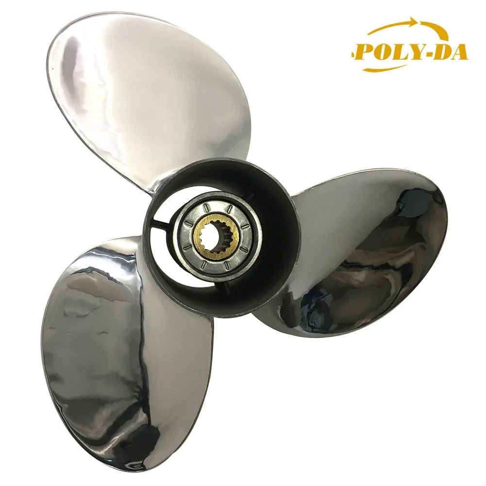 60-140HP 13 X19 STAINLESS STEEL Boat OUTBOARD PROPELLER Marine Propeller For TOHATSU&NISSAN Engine HZW1-58130-V03