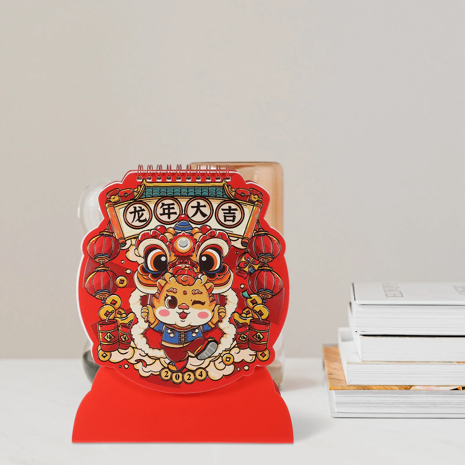 

Офисный Декор милые заметки 2024 мультяшный специальный стол календарь Рабочий стол x см Настольный ежемесячный