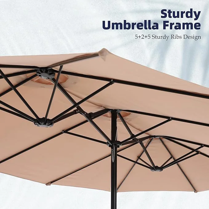 Double Sided Patio Umbrella 4