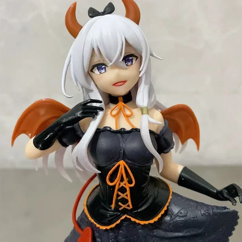 18cm  Anime Travelers Demon Elaina Action Figure Wandering Witch Elaina Nendoroid Figures Decoration Model PVC Holiday Gifts