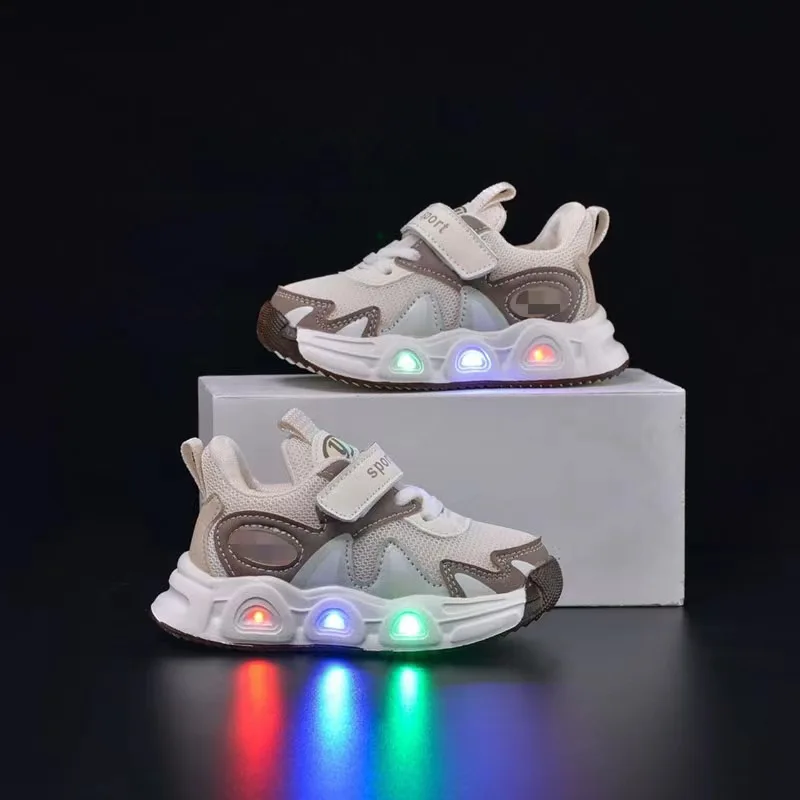 2024 New LED Child Trainers 1-6Years Old Boys Girls Tennis Shoe Sport Shoe for Toddlers Glowing Kid Sneakers Kids Shoes