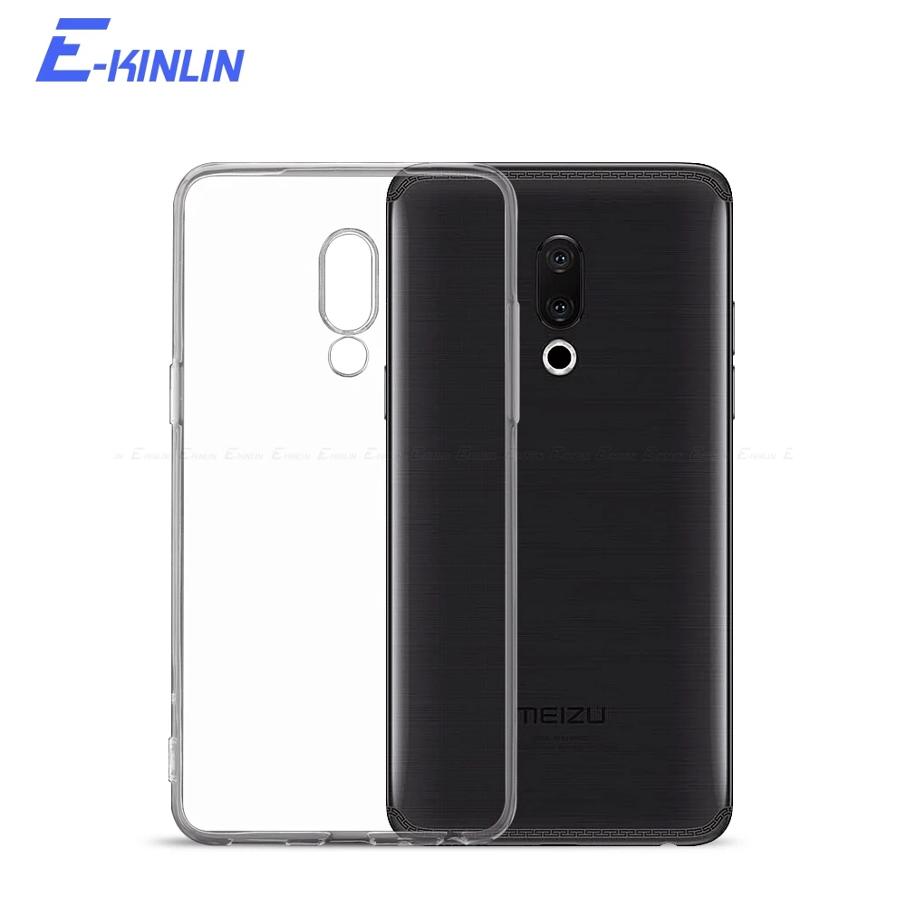 Тонкий прозрачный мягкий чехол для Meizu 18X 18 18s 17 16X16T 16th 16S 16Xs X8 Pro Plus M5c M6T M6s M6 Note TPU чехол для телефона
