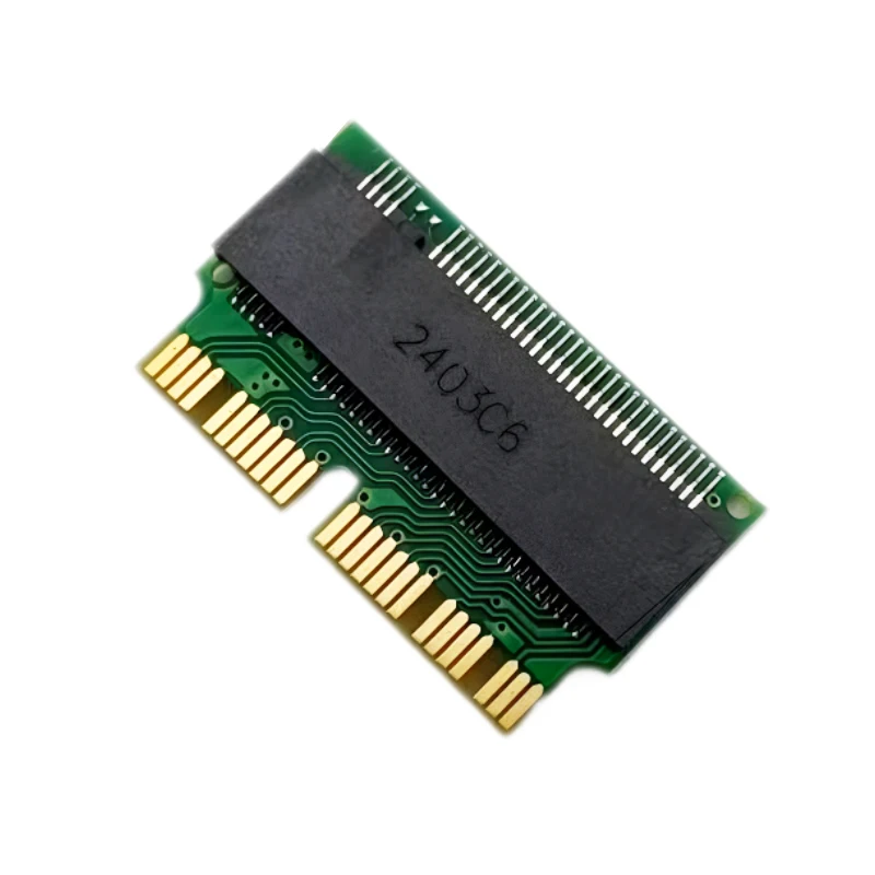10PCS M.2 Adapter PCIe M.2 to SSD for Macbook Air Pro Laptop 2013 2014 2015 A1465 A1466 A1502 A1398 PCI-E X4 NVMe SSD Riser Card
