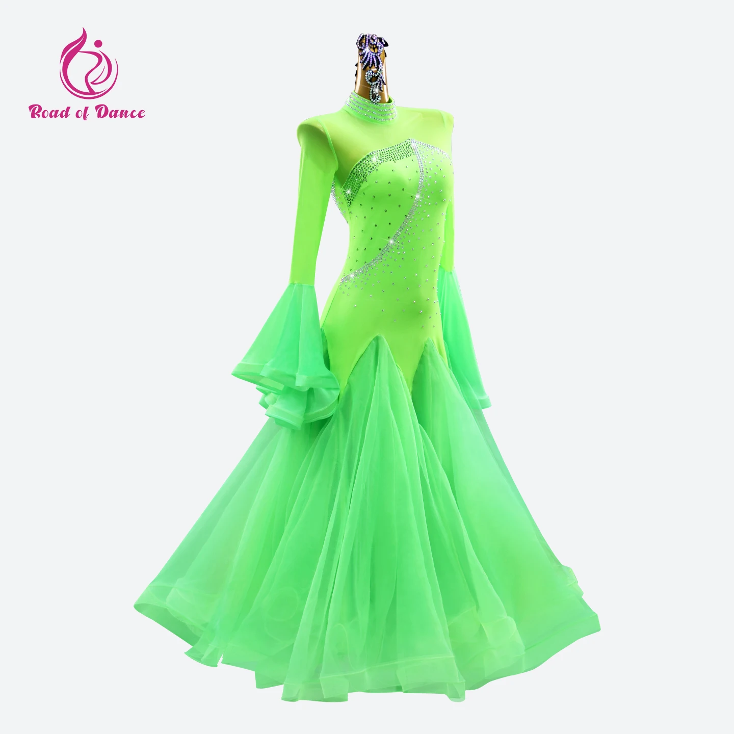 Robe de soirée de mariage pour femmes, Costume de danse moderne, valse Flamenco, vêtements de stade de salle de bal, Drag Queen, vêtements de danse sur scène Jazz, 2025