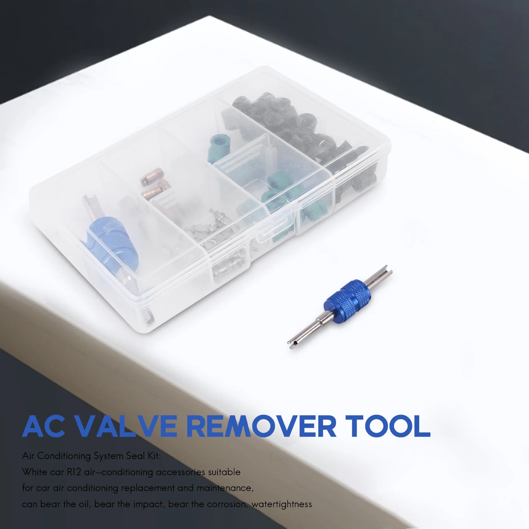 [B25B!】 71Pcs A/C Air Conditioning Valve Core R12 R134A Refrigeration Valve Core R12 / R134A AC Master Valve Core Repair Kit