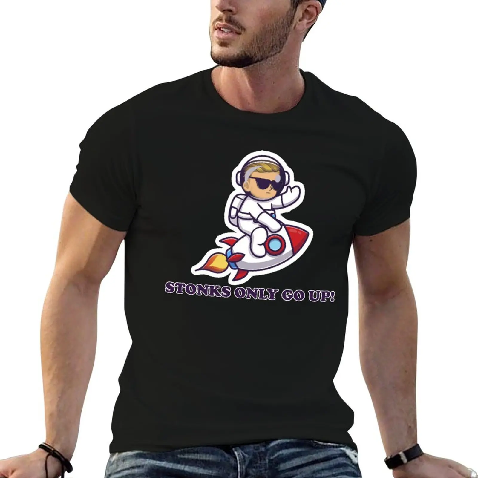 

Only Stonks t custom shirt man print shirt t Go Up! T-Shirt designer