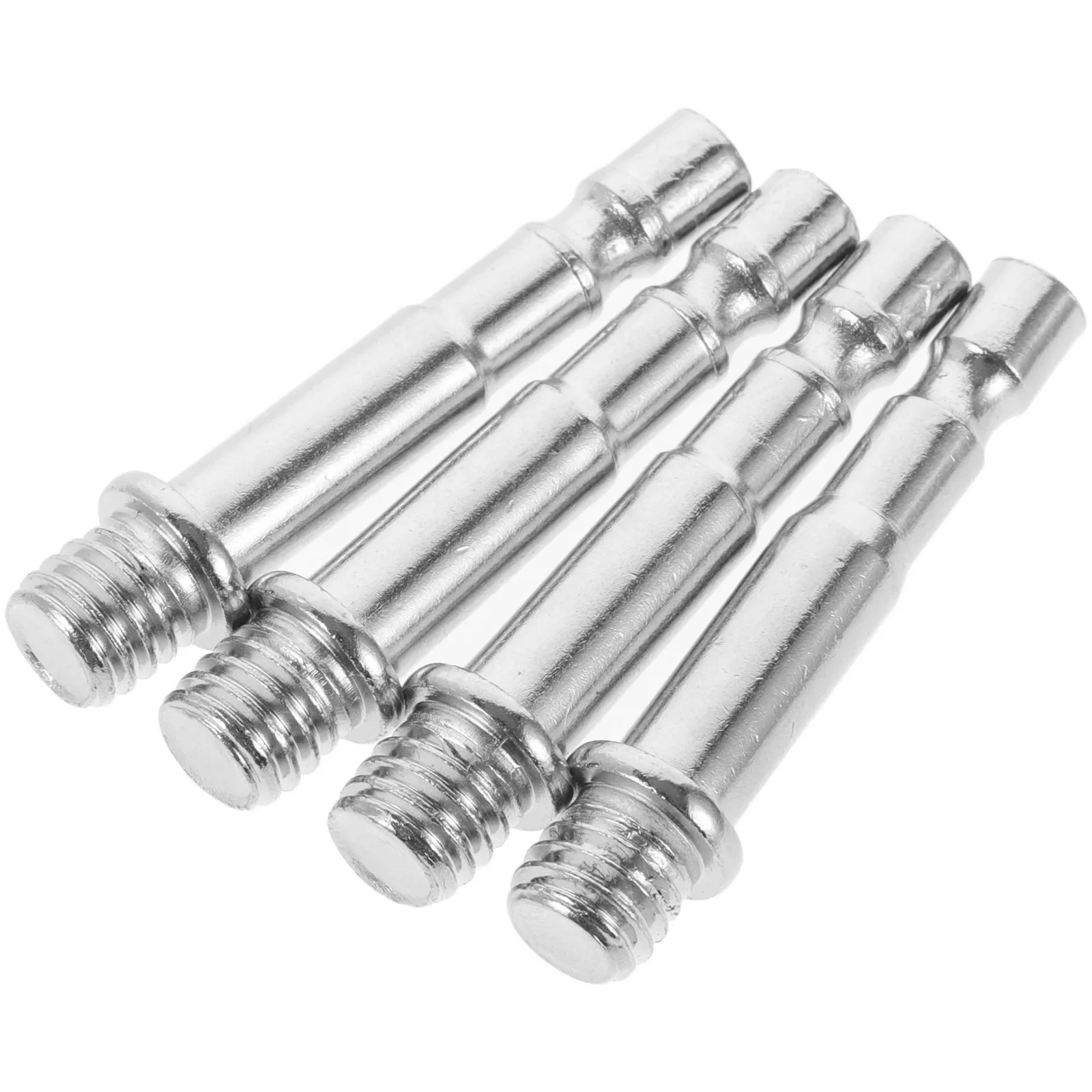 4Pcs Microphone Stand Adapter Metal Strong Thread Screw Extender for Suspension Shock Mount Professional Recording Mic Stand