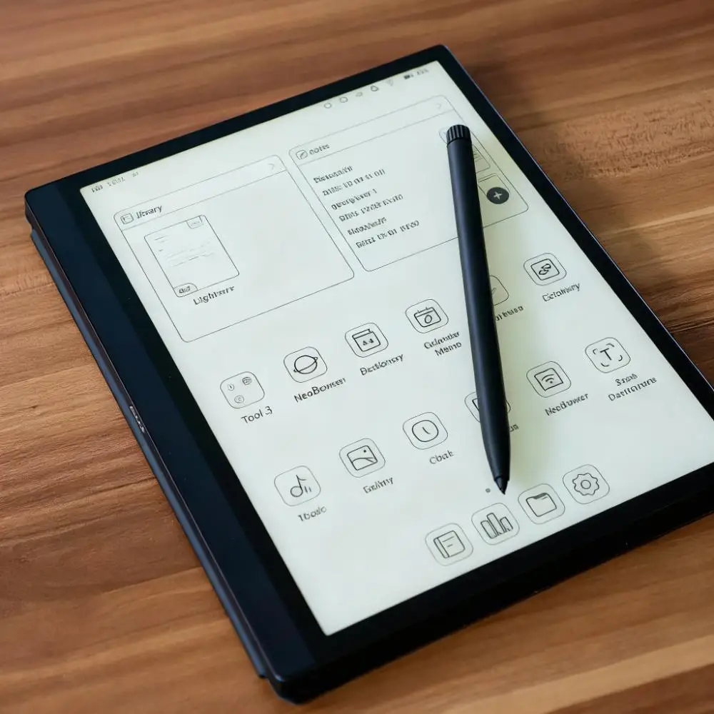 Electronic Ink Display White Black E-reader | 13.3inch Android | Low Power Long Battery Life WiFi Digital Reading PDF/TXT