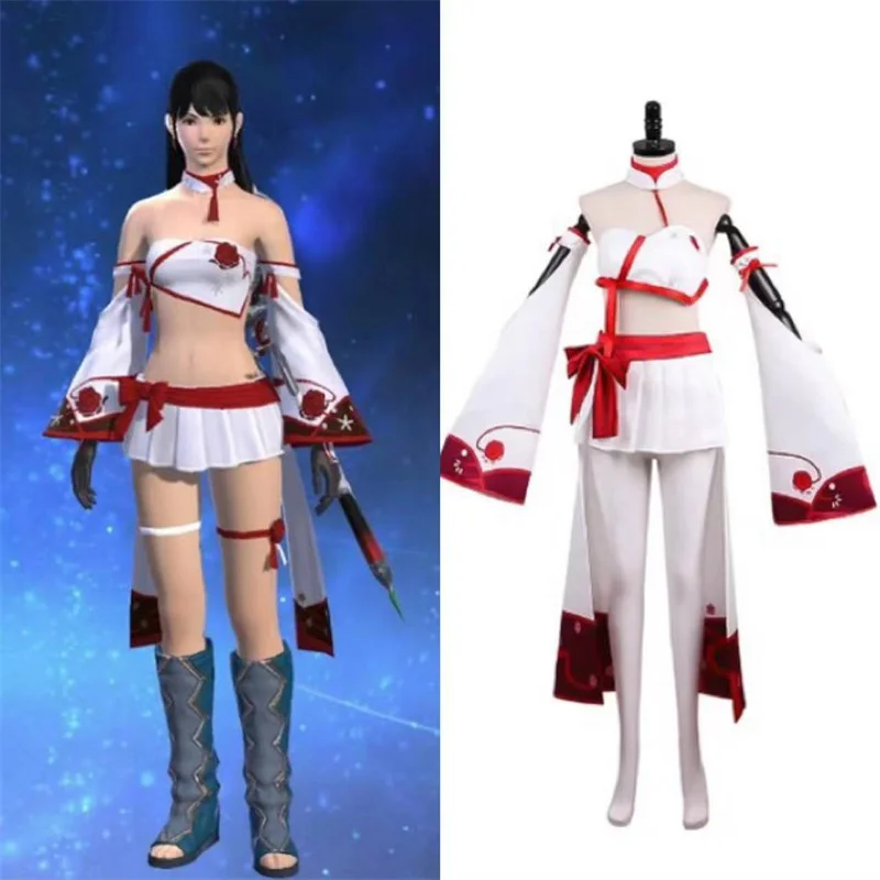 

Game Final Fantasy 14 Shisui Obi of Healing Cosplay Costume Adult Halloween Suit Custom Made