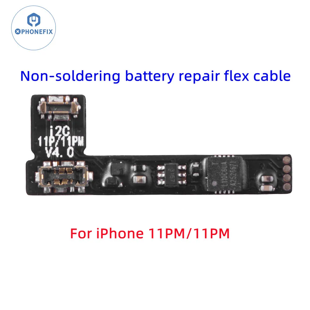 i2C Battery Replacement Flex No need Programmer For iPhone 11 12 13 14 Pro Max SE3 Warning Removal Replace BMS Flex Cable Kit