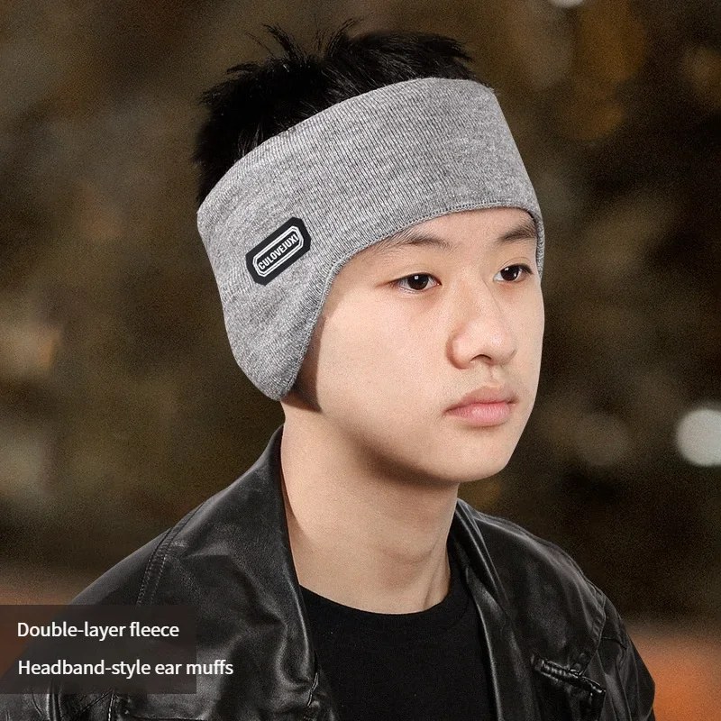 1pcs Ski Ear Hoods for Men Outdoor Sports Cycling Running Windproof Double Layer Warm Headwear Ear Protection