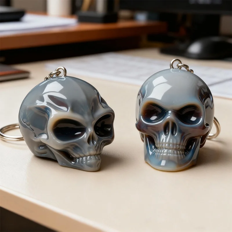 1 PCS Alien Skull Head Silicone Mold 3D Halloween Skeleton Candle Molds Creative Chocolate Ice Cake Decor Handmade Baking Mould