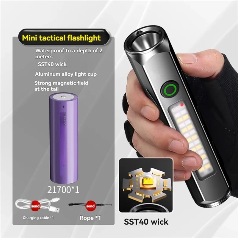 

-ABLP Powerful LED Flashlight Powerful Flashlights For Home Flashlight Emergency Flashlight