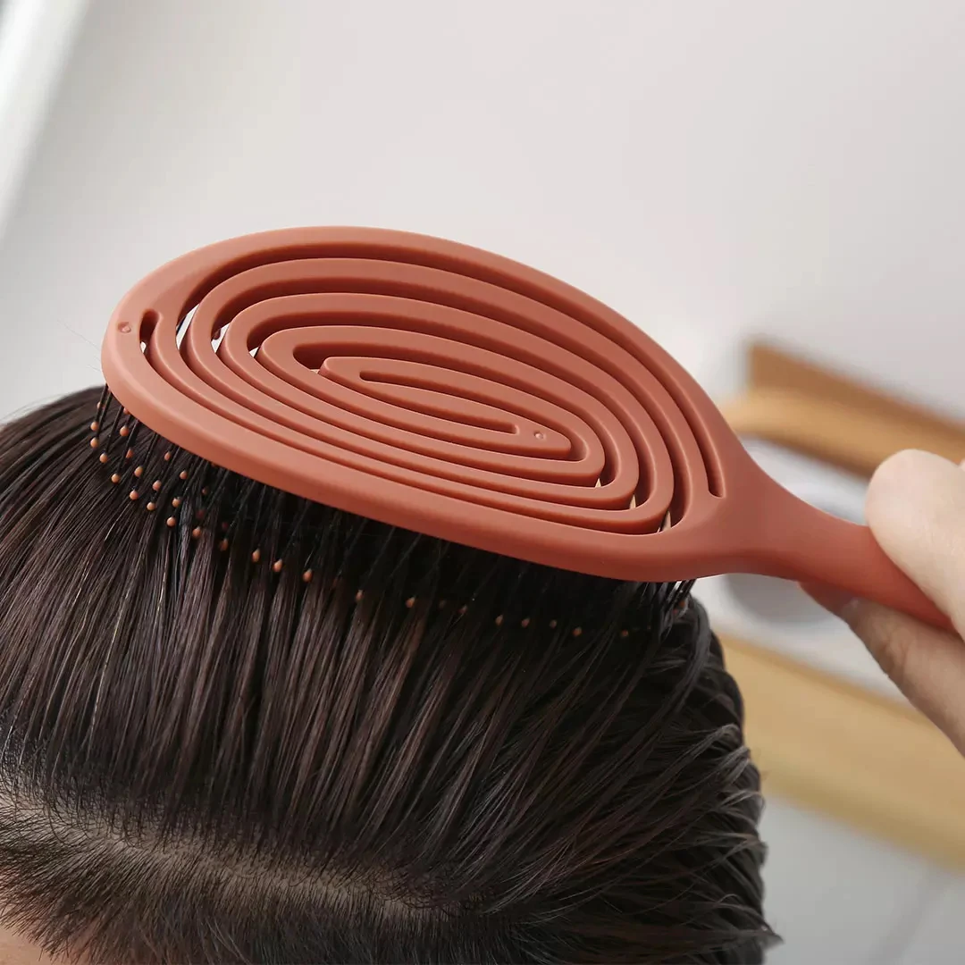 XINZHI Relaxing Elastic Massage Comb Portable Hair Brush Massage Brush Magic Brushes Head Combs Hair Care SPA Styling Tools image 4