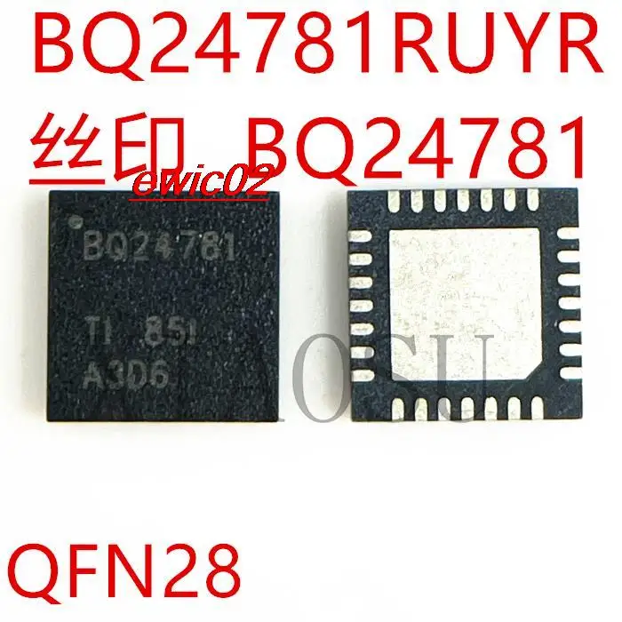 

Original stock BQ24781RUYR :BQ24781 QFN28