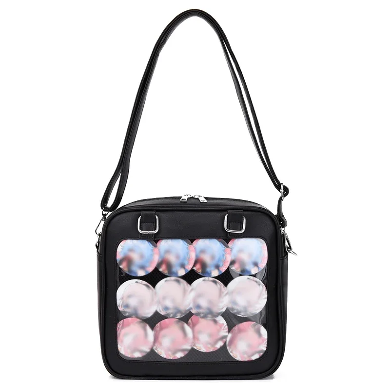 

Japanese Cute Transparent Patent Leather Itabag Fashion Girls Jk Shoulder Bag Student Personality Crossbody Bag Ita Bag Handbags