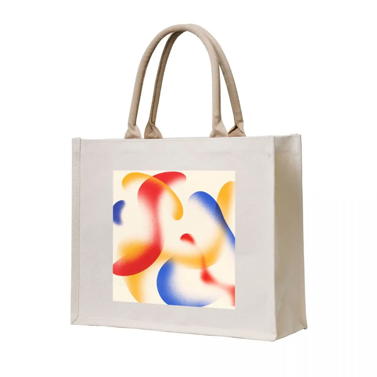 

Abstract Ephemeral Shapes Colorful Art Tote Bag Eco bag shopping bag logo Women's shopping