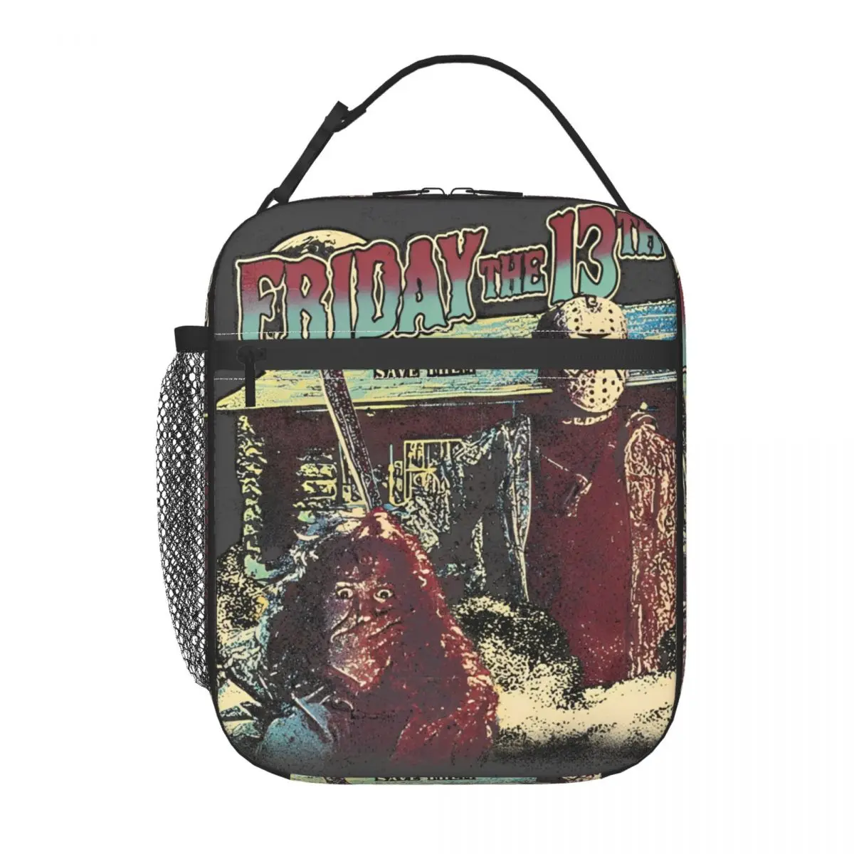 Insulated Lunch Box Friday 13th Product Jason Voorhees Lunch Container Multifunction Thermal Cooler Lunch Box For School