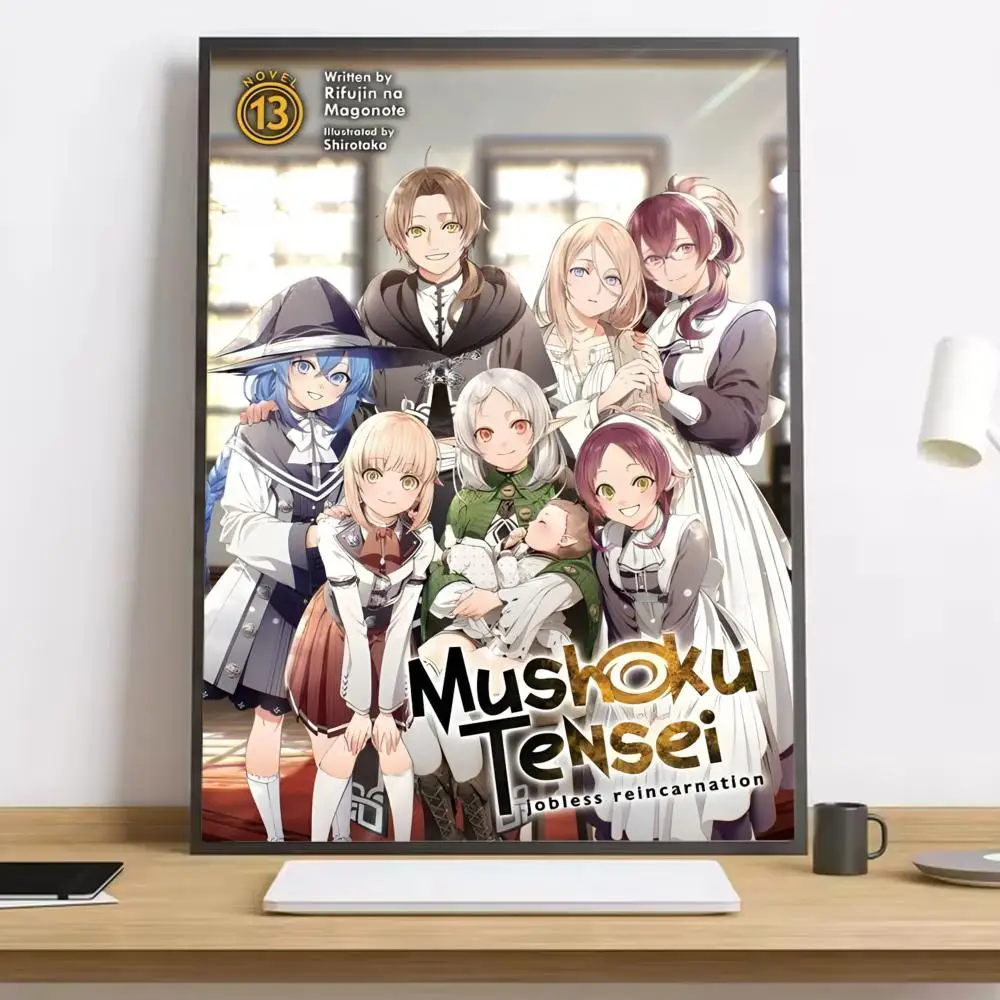 Mushoku Tensei Jobless Reincarnation Malerei Kalligraphie HD-Leinwandposter Wohnzimmer Schlafzimmer Bar ästhetische Dekoration – Detail 16