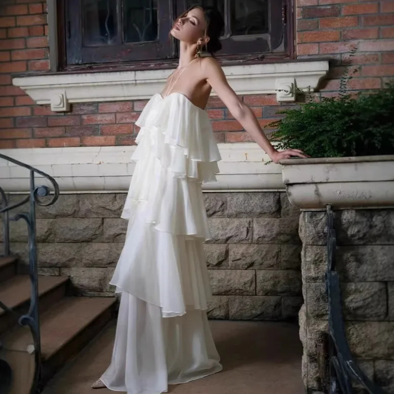 Women's Evening Dress Sleeveless Long Dress Jumpsuit Pants Playsuit Spring Summer Elegant Fashion Gown Dresses