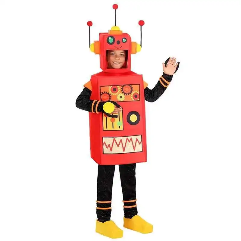 

Halloween Children's Day Stage Performance Party Tiktok AI Intelligent Robot Role Play Costume