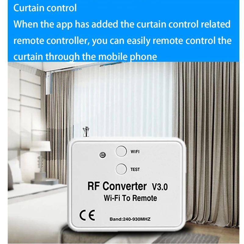 Wifi Remote Control Converter Rf Radio Frequency Wifi Remote Control 240-930Mhz For Smart Home Garage Door