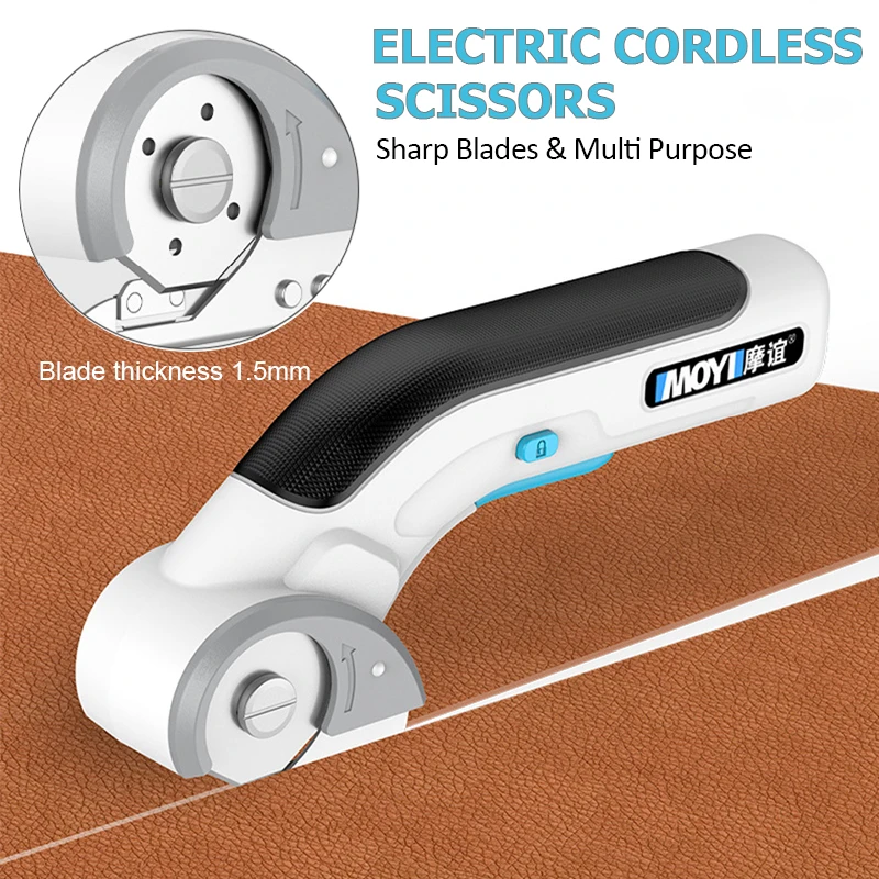 

Cordless Electric Scissors Rechargeable Cloth Cutting Machine for Cutting Cotton Fabric/leather/cloth and Other Materials