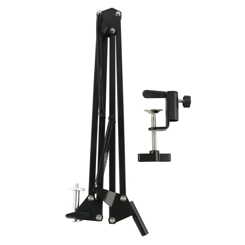 Microscope Video Camera Webcam Desktop Work Arm Stand Adjustable Boom Table Working Hanger Cantilever Stand Holder 1/4 6mm