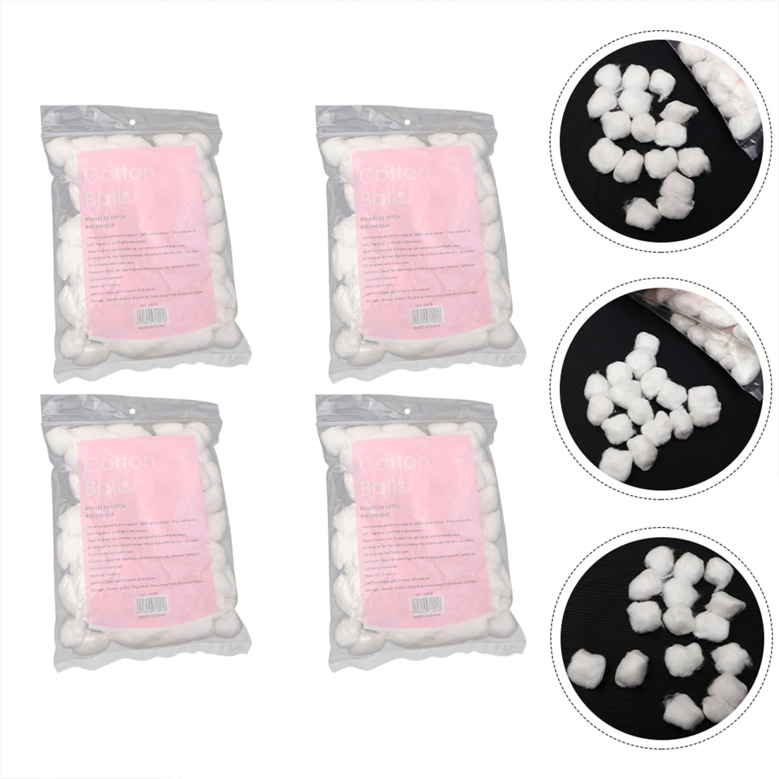 

400Pcs Makeup Cotton Balls Absorbent Non Sterile Salon Tattoo Cleaning First Aid Supplies Cotton Balls Tattoos Shop Supplies