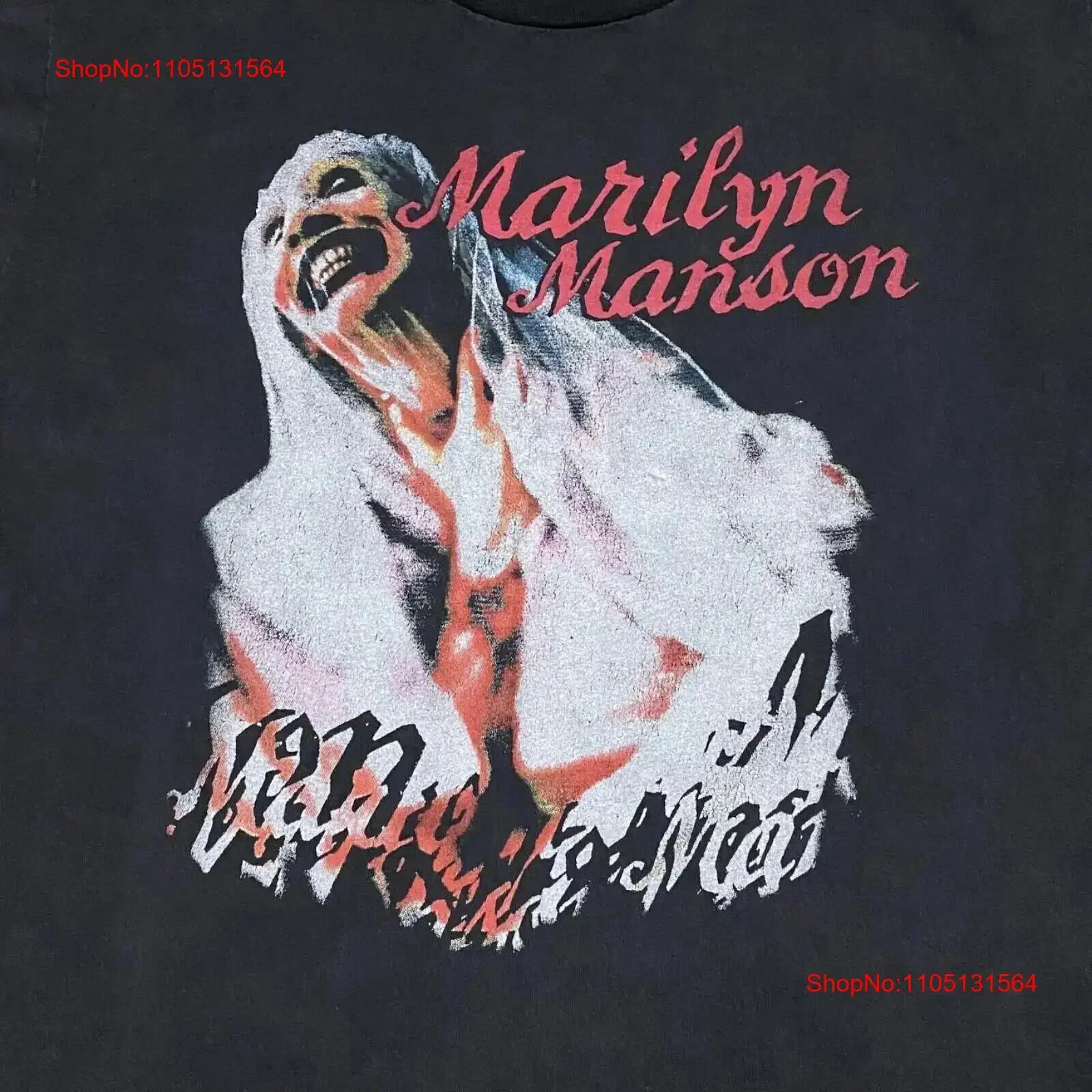 

РЕДКАЯ футболка Мэрилин Мэнсона, винтажная футболка 1996 года, Sweet Dreams, репринт S 4XL, винтажная стираная мужская уличная одежда, повседневная
