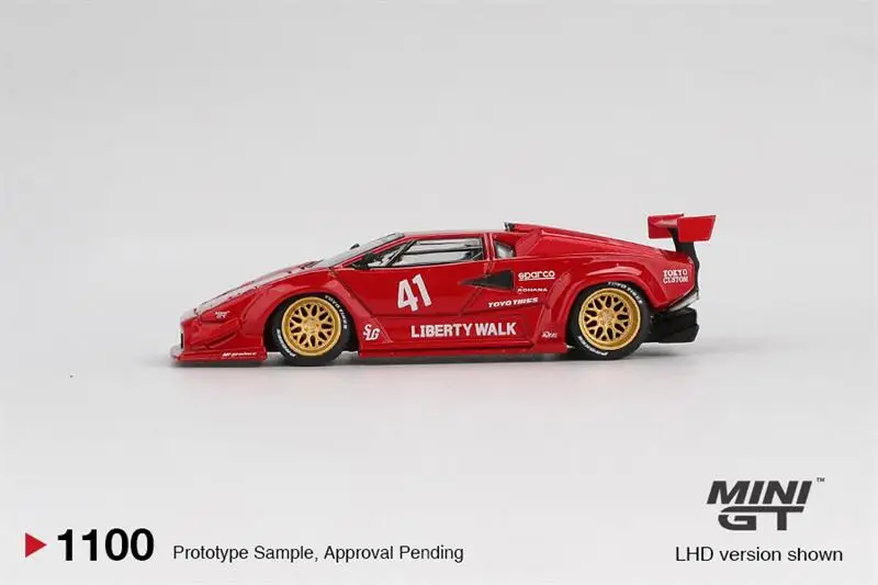 MINI GT 1:64 LBWK Countach LB-WORKS Die-Cast Car Model Miniature Gifts